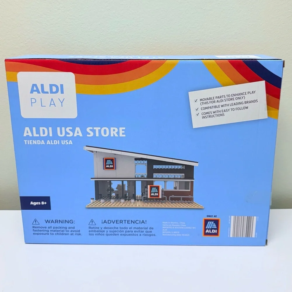 New! 2026 Large ALDI Bricks US Store, 552 pcs, Exclusive Limited Edition